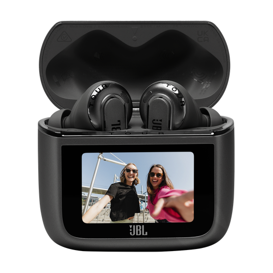 JBL Tour Pro 3 Audífonos True Wireless Negros - Pantalla Touch en Estuche