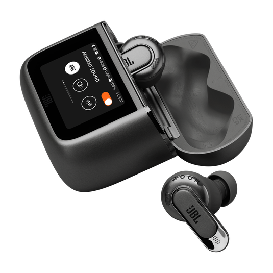 JBL Tour Pro 3 Audífonos True Wireless Negros - Pantalla Touch en Estuche