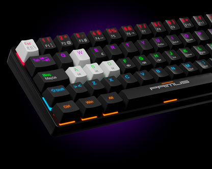 Teclado Mecánico Primus Gaming PKS-060G 60% - Switch Rojo, Español