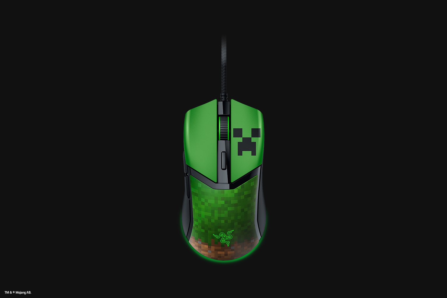 Mouse Gaming Razer Cobra Minecraft Edition - Ambidiestro Edición Especial