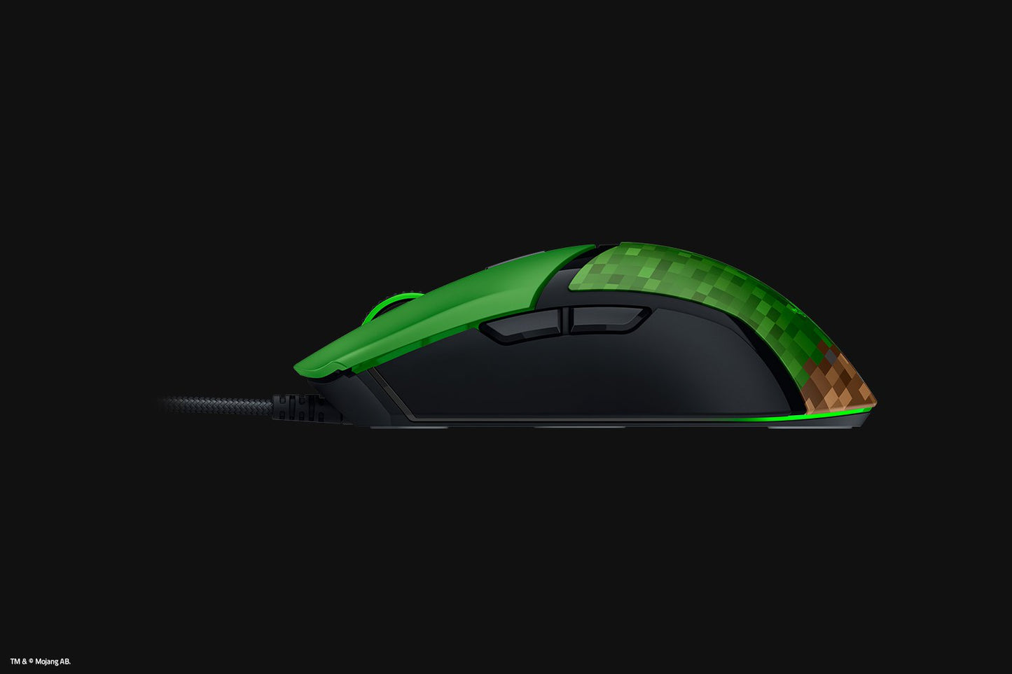 Mouse Gaming Razer Cobra Minecraft Edition - Ambidiestro Edición Especial