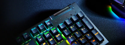 Teclado Mecánico Razer BlackWidow V4 X - Switch Yellow Lineal Silencioso
