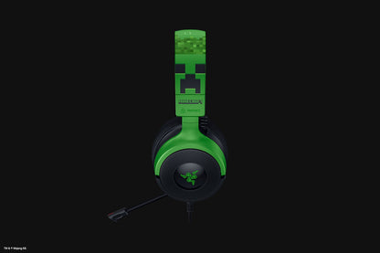 Audífonos Gaming Razer Kraken V4 X Minecraft - USB, Edición Especial