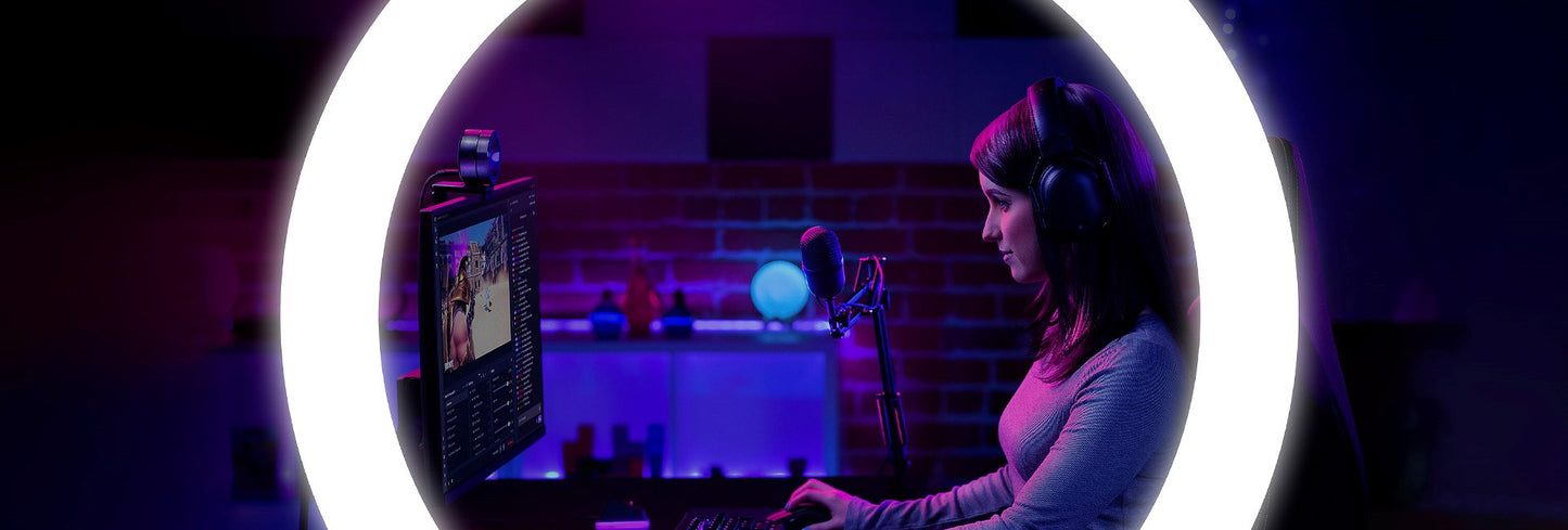 Webcam Razer Kiyo X - Full HD 1080p, Streaming Profesional USB