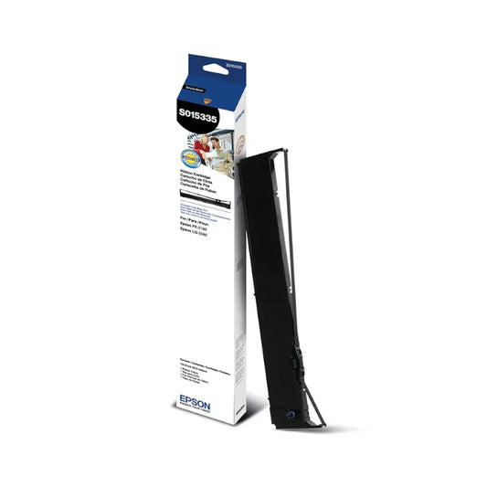 Ribbon Epson S015335 Negro - 12 Millones de Caracteres para Impresión de Etiquetas
