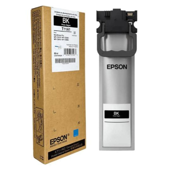 Cartucho Epson T11A120-AL Negro - Para WorkForce WF-C5310/90 y WF-C5810/90