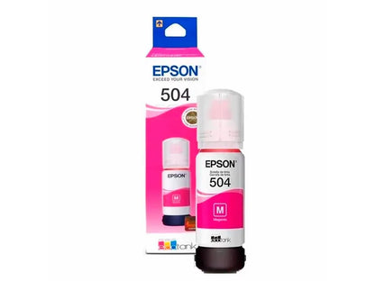 Tinta Epson T504320-AL Magenta - Para Impresoras EcoTank L4150 y L4160