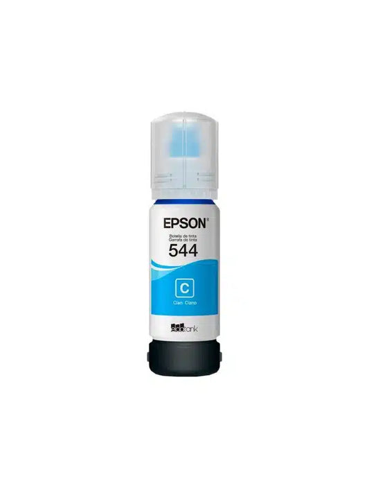 Tinta Epson T544220-AL Cyan - Para EcoTank L1110, L3110, L3150, L5190