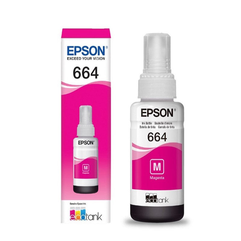 Tinta Epson T664320-AL Magenta - Para Impresoras L200
