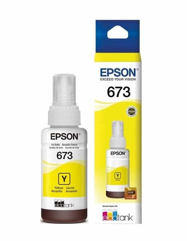 Tinta Epson T673420-AL Amarillo - Para Impresora Fotográfica L800