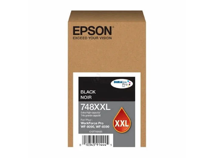 Cartucho de Tinta Epson T748XXL120-AL Negro - Alta Capacidad para Uso Intensivo