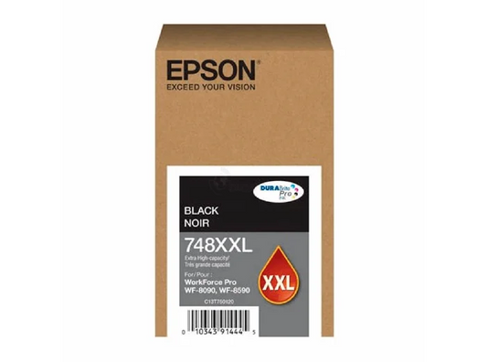 Cartucho de Tinta Epson T748XXL120-AL Negro - Alta Capacidad para Uso Intensivo