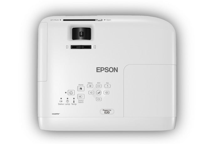Proyector Epson Powerlite E20 - 3400 Lúmenes XGA para Aulas y Oficinas