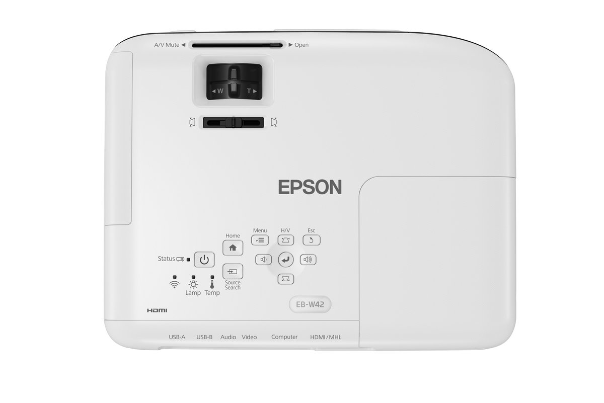 Proyector Epson PowerLite W52+ - WXGA Portátil para Presentaciones Profesionales