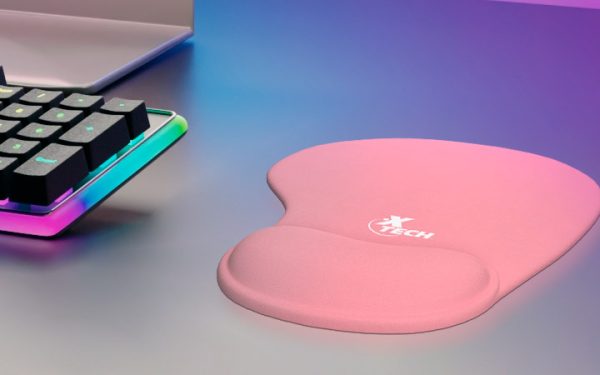 Xtech Skadi XTA-530 Mouse Pad Gaming Gel Rosa - Con Soporte Muñeca