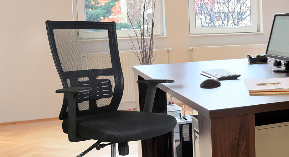 Xtech Fazzina XTF-OC413 Silla Ejecutiva Negra Mesh - Ergonómica Oficina