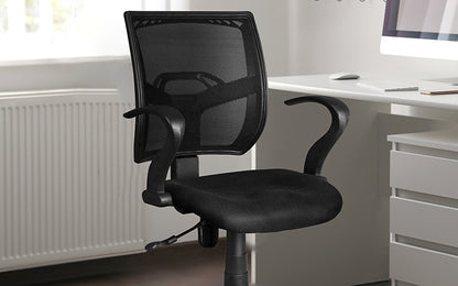 Xtech Stuttgart XTF-SC410 Silla Secretarial Negra Mesh - Ergonómica