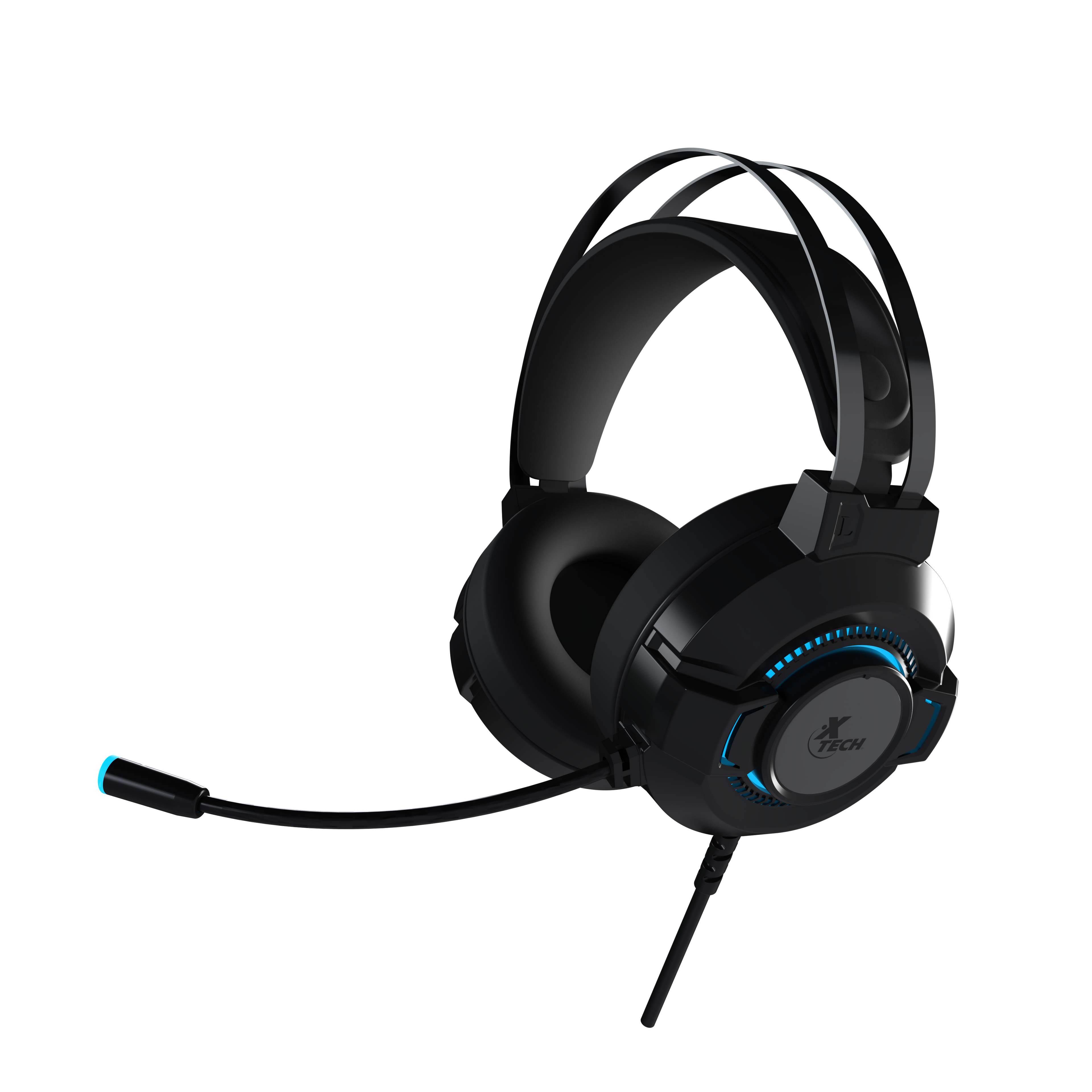 Xtech Morrighan XTH-565 Headset Gaming LED - Dual 3.5mm + USB