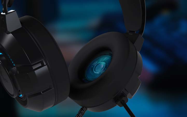 Xtech Morrighan XTH-565 Headset Gaming LED - Dual 3.5mm + USB