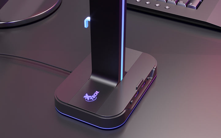 Xtech Yurei XTH-690 Stand Headset RGB Dual - Con 2 Puertos USB