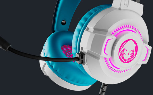 Xtech Spider-Gwen XTH-M565SG Headset Gaming - Dual 3.5mm + USB