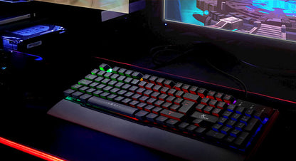 Xtech Armiger XTK-510S Teclado Gaming USB - Retroiluminación Multicolor