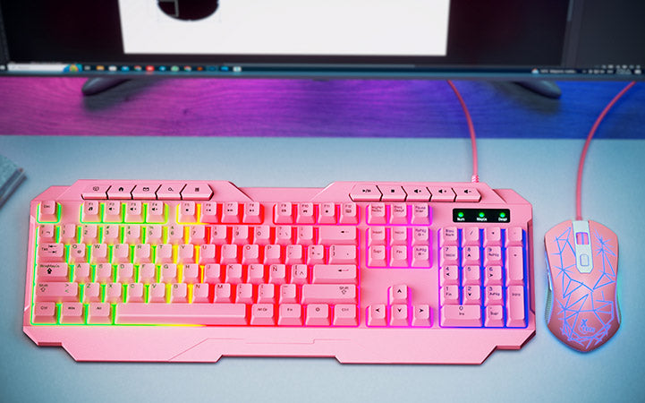 Xtech Mirana XTK-540S Combo Teclado + Mouse Gaming - LED Español