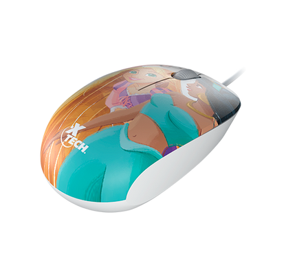 Xtech Disney Princess XTM-D406PS Mouse Alámbrico - 1200DPI Niñas