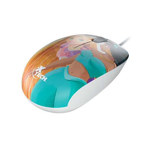 Xtech Disney Princess XTM-D406PS Mouse Alámbrico - 1200DPI Niñas