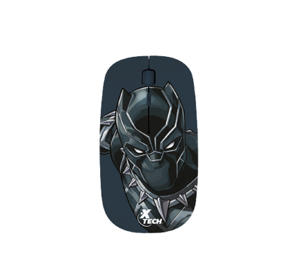 Xtech Marvel Black Panther XTM-M340BP Mouse Inalámbrico - Wireless