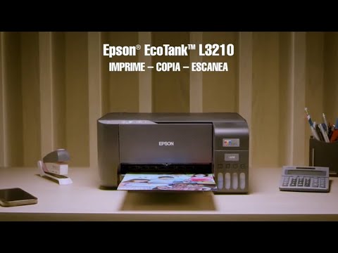 Impresora Epson EcoTank L3210 - USB, Sistema de Tanques y Sencillez de Uso