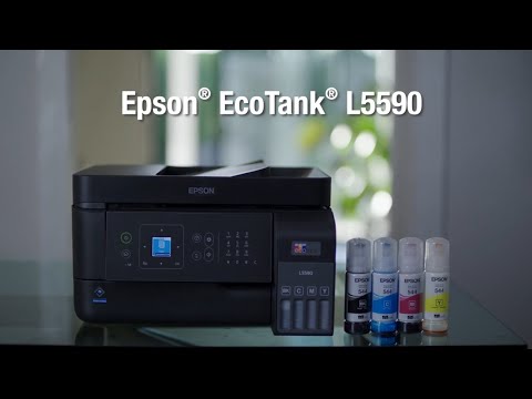 Impresora Multifunción Epson EcoTank L5590 - Pantalla Táctil y WiFi para Pequeñas Empresas